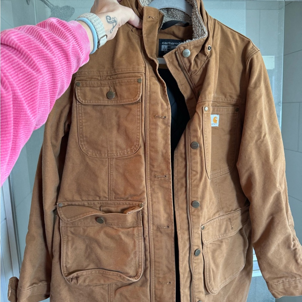 Carhartt Womens Brown Jacket - Rugged Duck Canvas